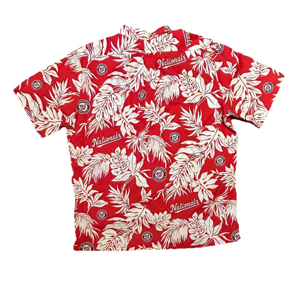 Reyn Spooner Washington Nationals Hawaiian Shirt Baseball Sz 3XL Aloha‎ Classic